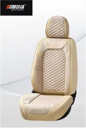 ダイヤモンド形の格子PUレザーカークッション