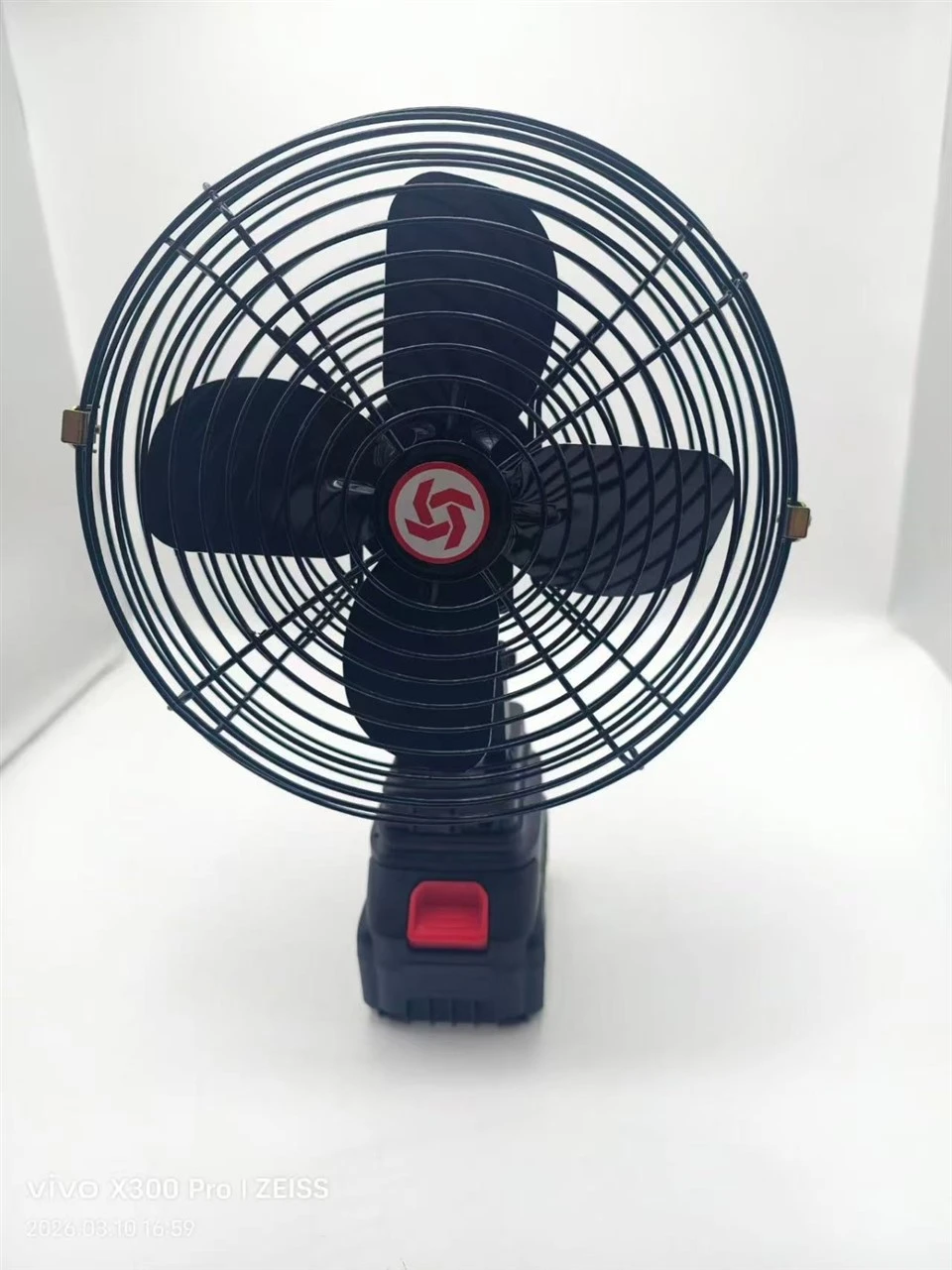 リチウム電池シングルヘッドポータブル高出力ファン-